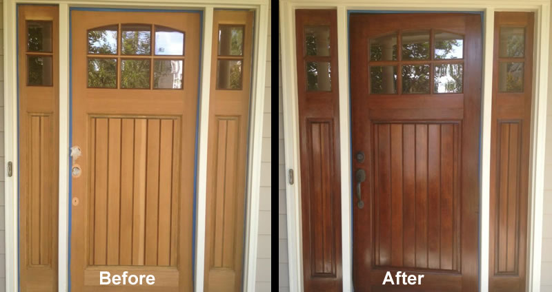 Front Door Repainting Charlotte North Carolina.